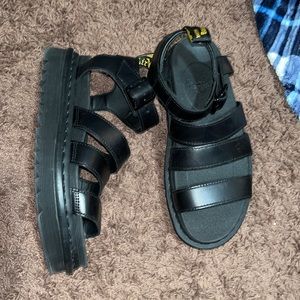 Doc Marten platform sandals